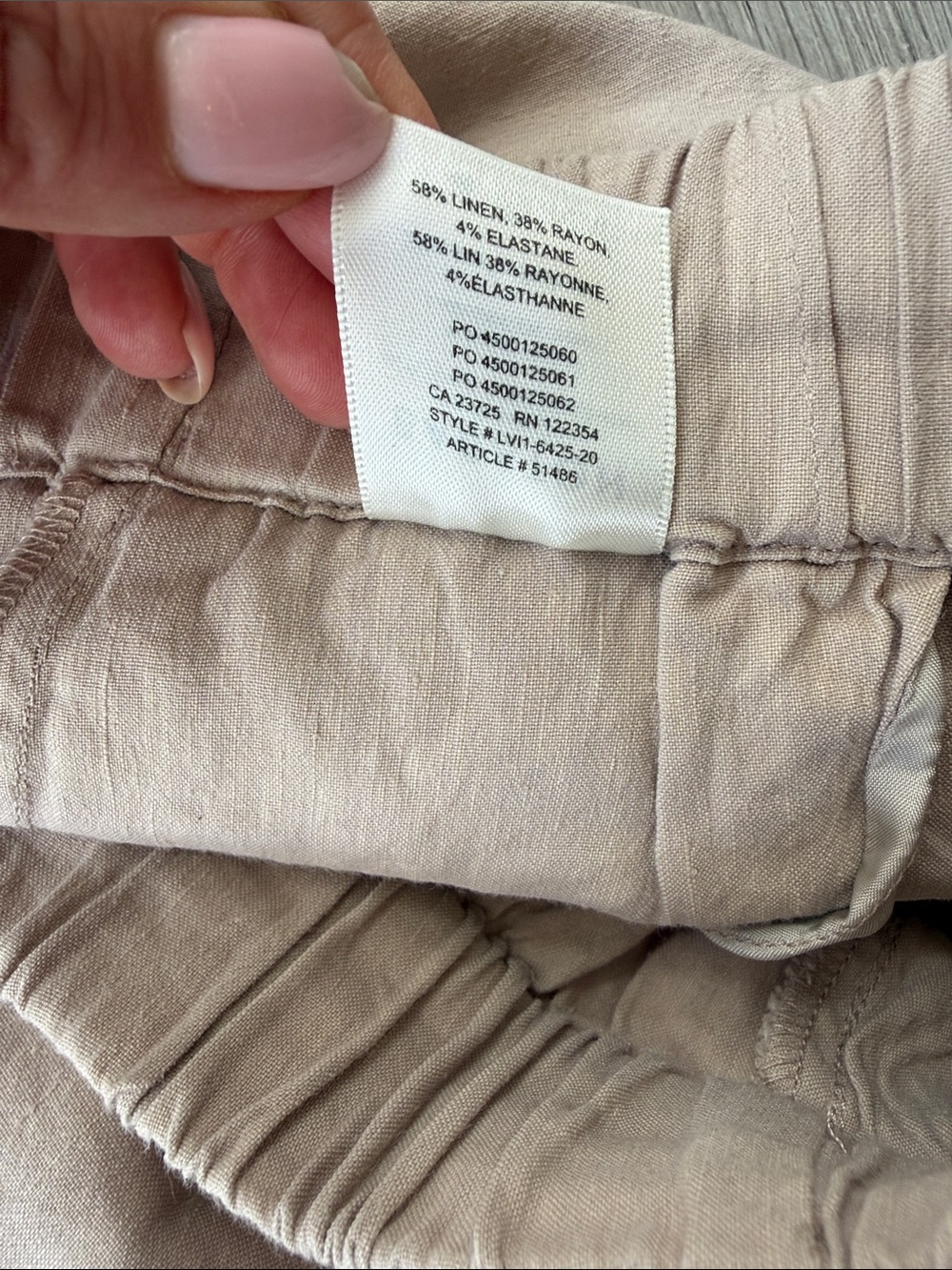 Babaton Linen Cropped Pant - Picture 6 of 6